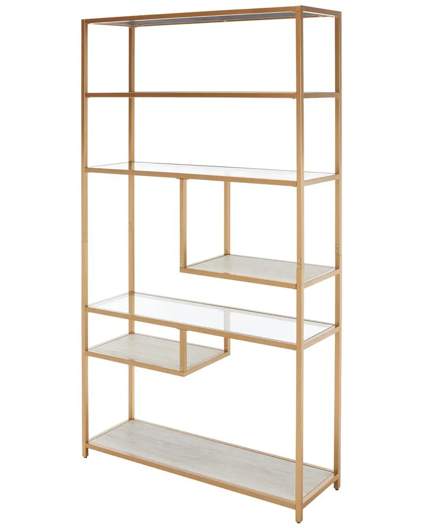 Roiya 6 Shelf Etagere - Beige, MDF Wood image