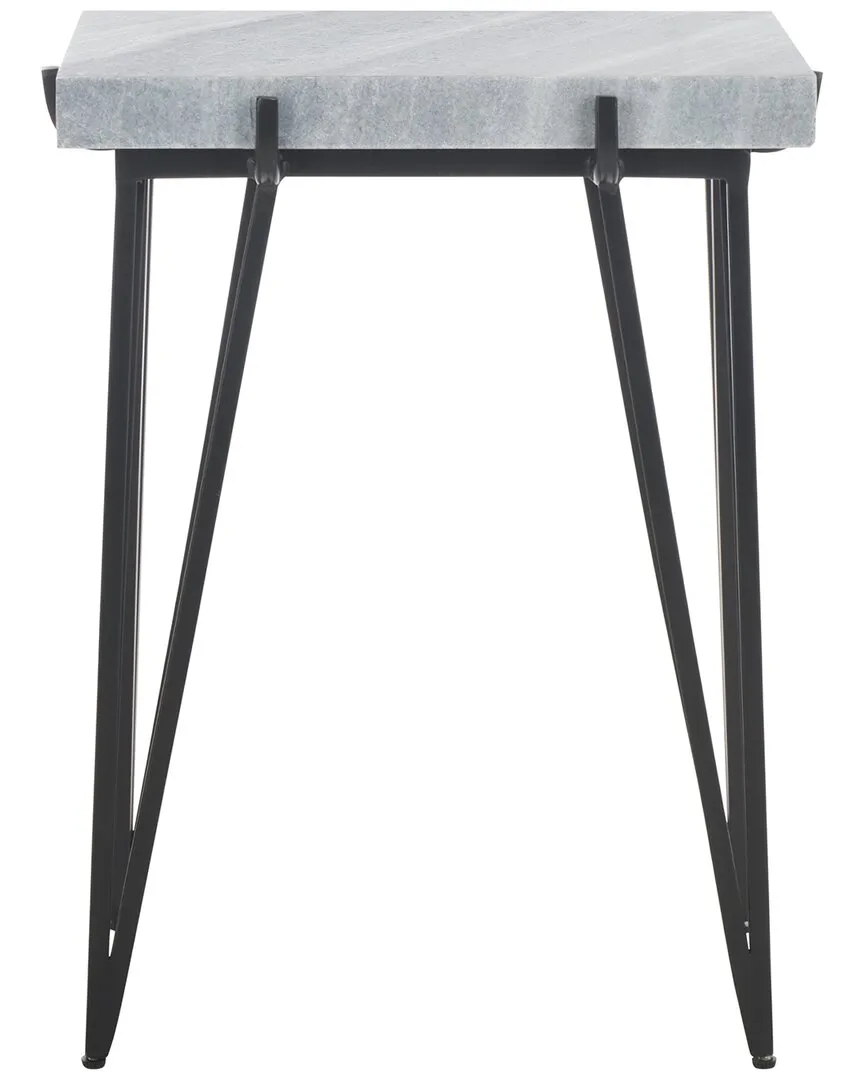 Rolf Side Table - Grey, Marble