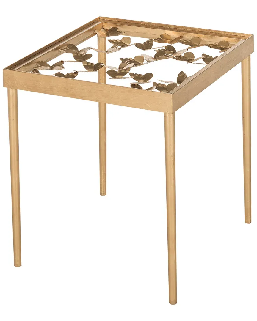 Rosalie Butterfly Side Table - Antique Gold image