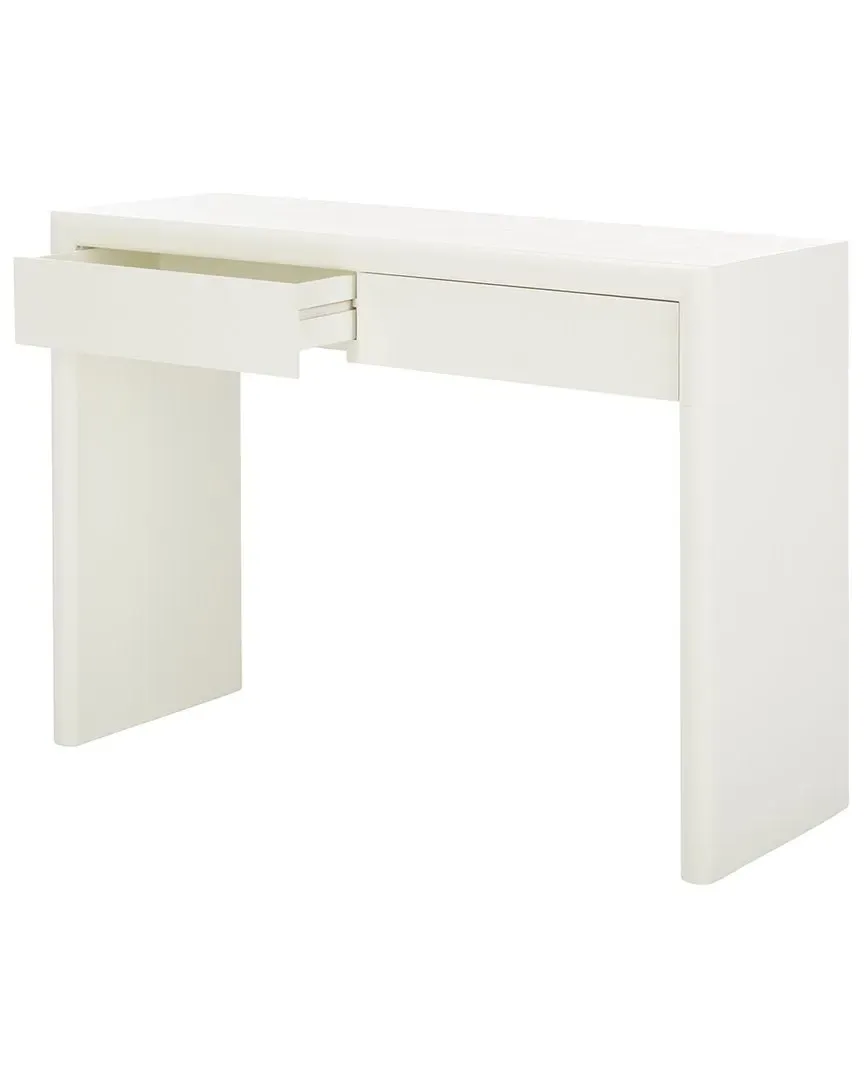 Rune Console Table with Drawers - Ivory, MDF image