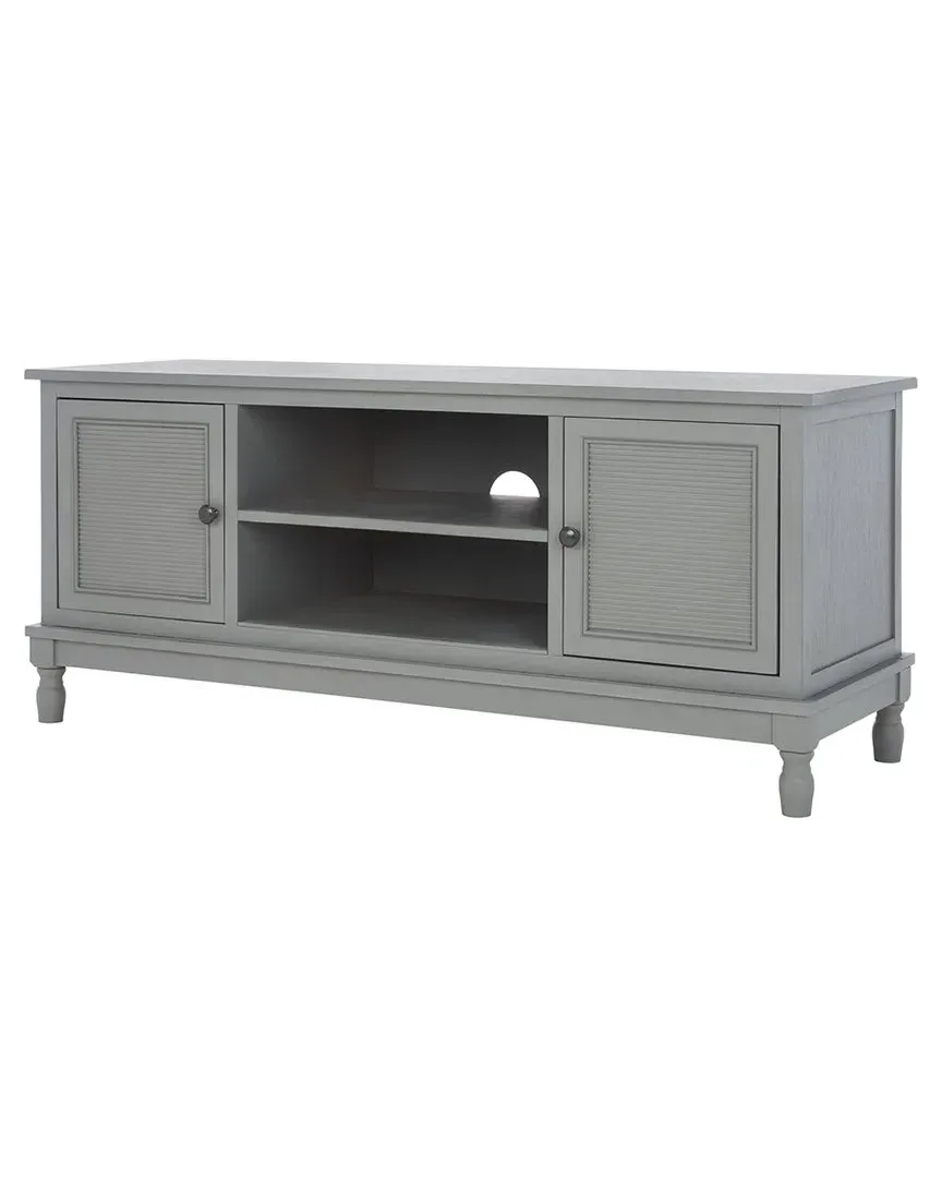 Ryder 2 Drawer Media Stand - Distressed Grey, Pine image