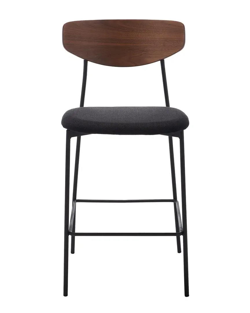 Ryker Counter Stool - Walnut, Metal