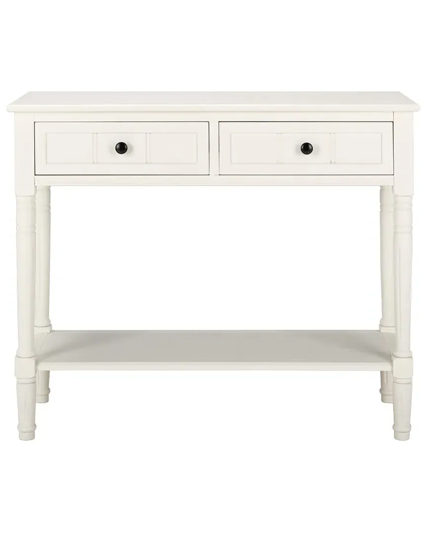 Samantha Console Table with Drawers - Distressed Cream, Pine image