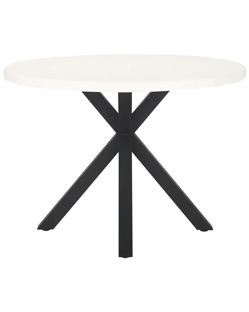 Saxon Square Patio Table - Light Grey, Steel image