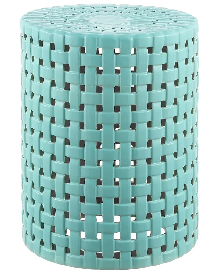 Sayre Garden Stool - Robin's Egg Blue, Ceramic
