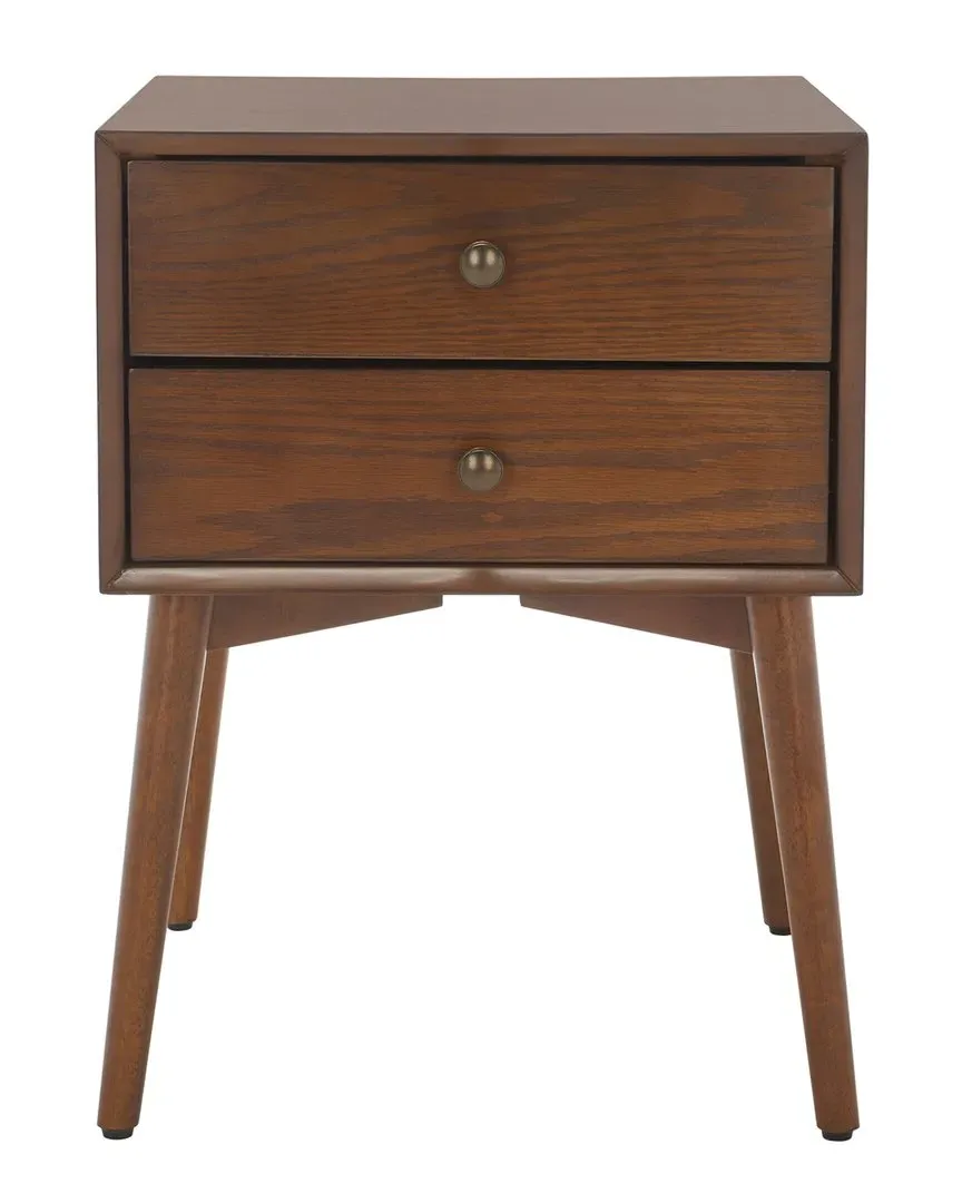 Scully 2-Drawer Nightstand - Medium Oak, MDF Veneer image