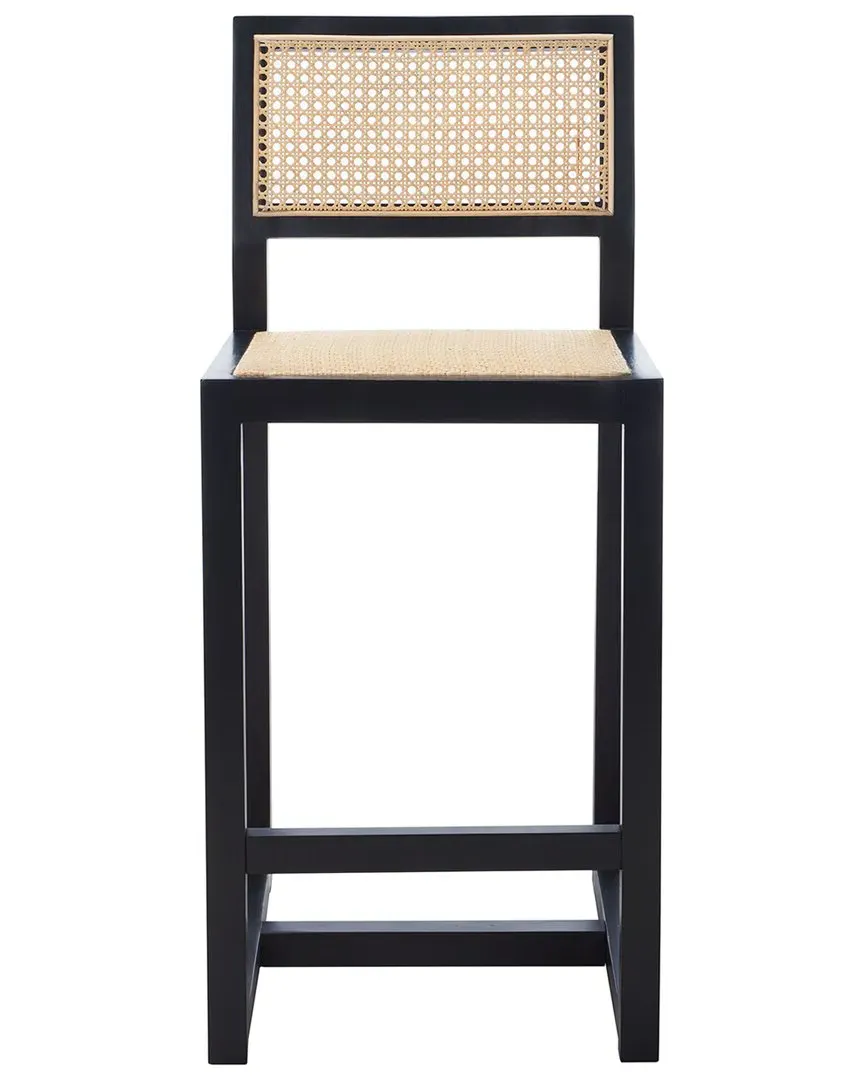 Seika Rattan Counter Stool - Natural, Beech Wood