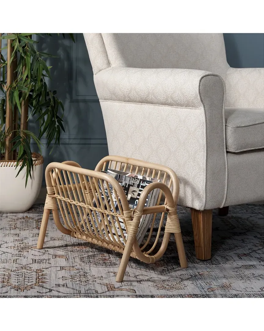 Selby Magazine Rack - Brown, Rattan image