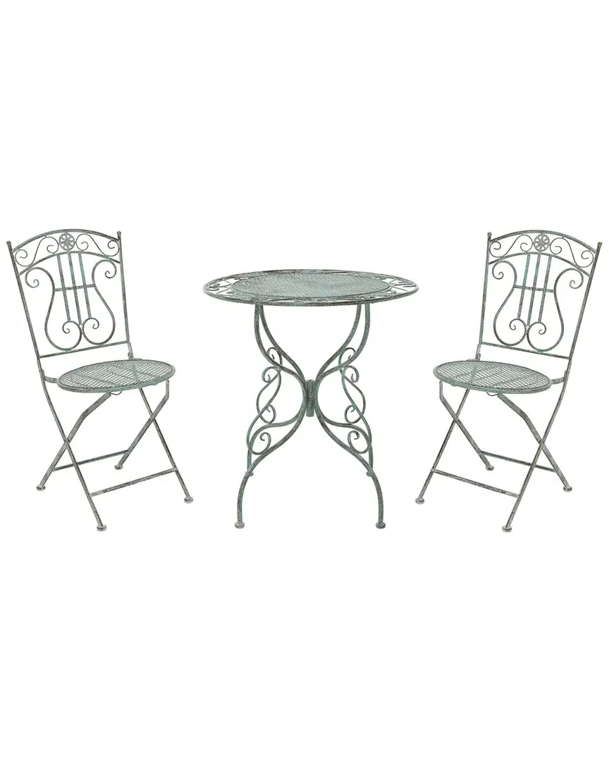 Semly 3-Piece Bistro Set - Green, Metal image