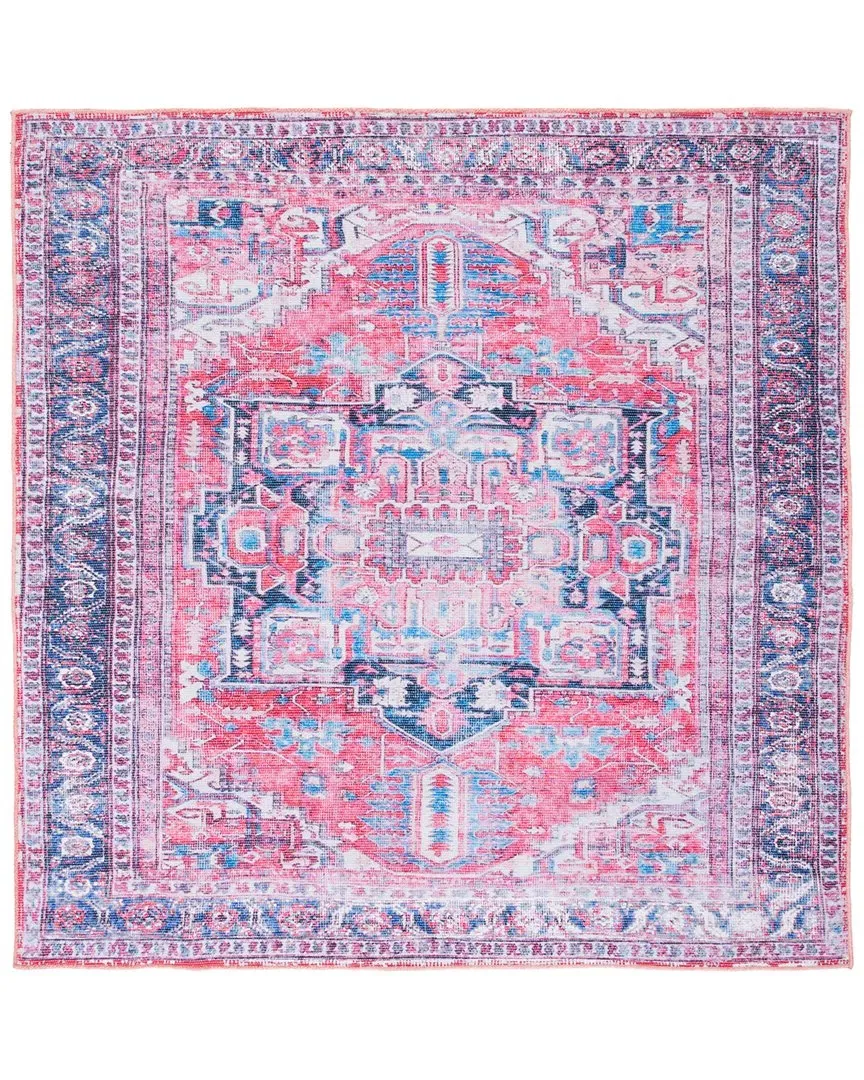 Serapi Machine-Washable Rug - Navy, Chenille image