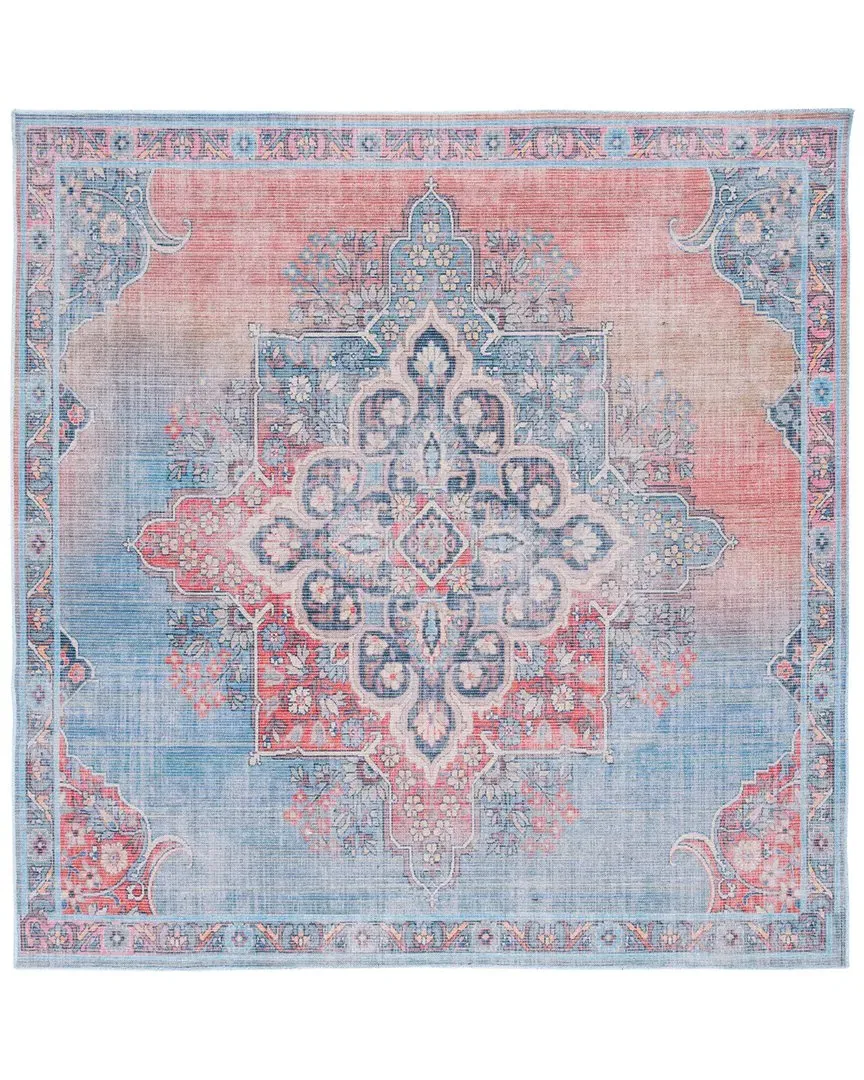 Serapi Machine-Washable Rug - Red, Chenille