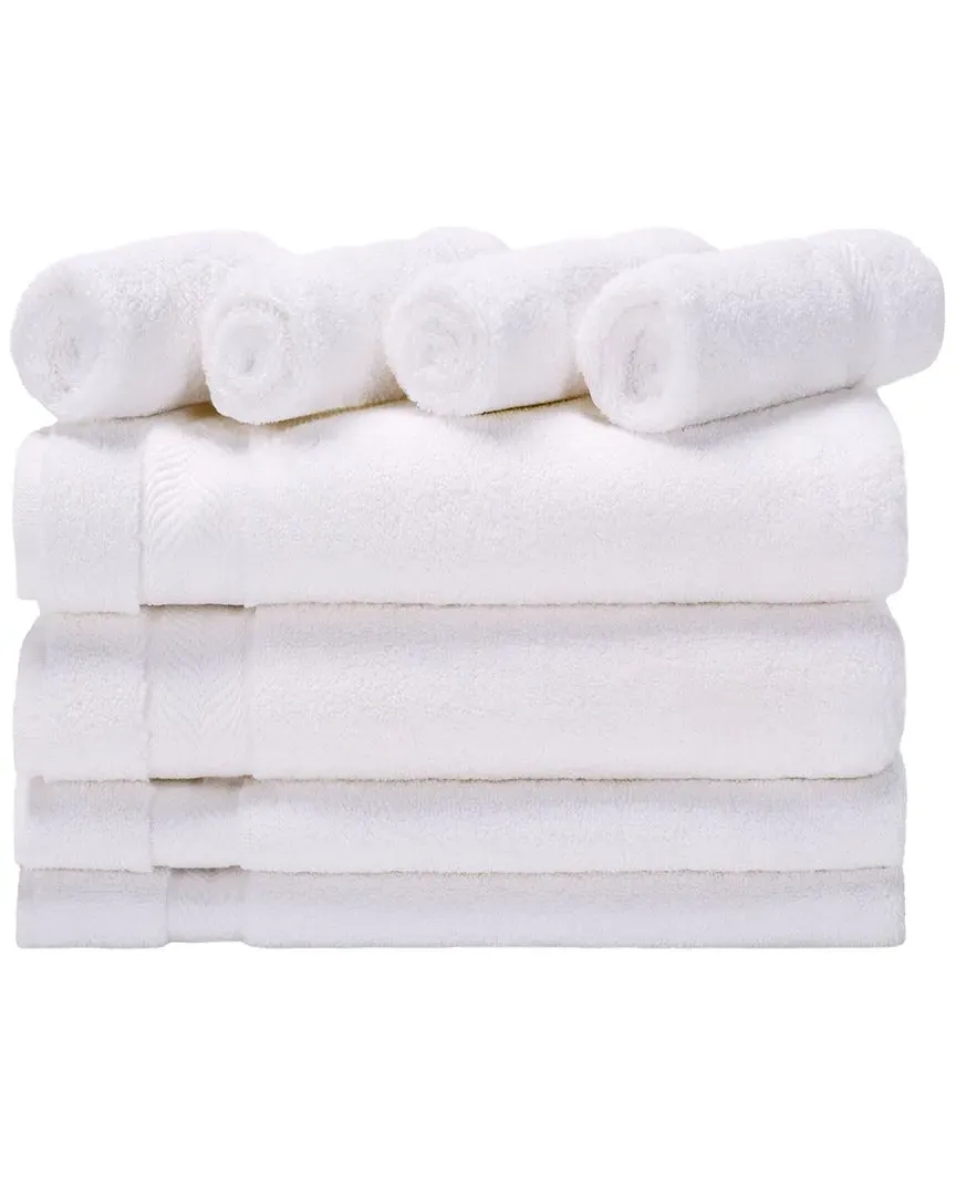 Signature 8pc Towel Bundle - White, Cotton