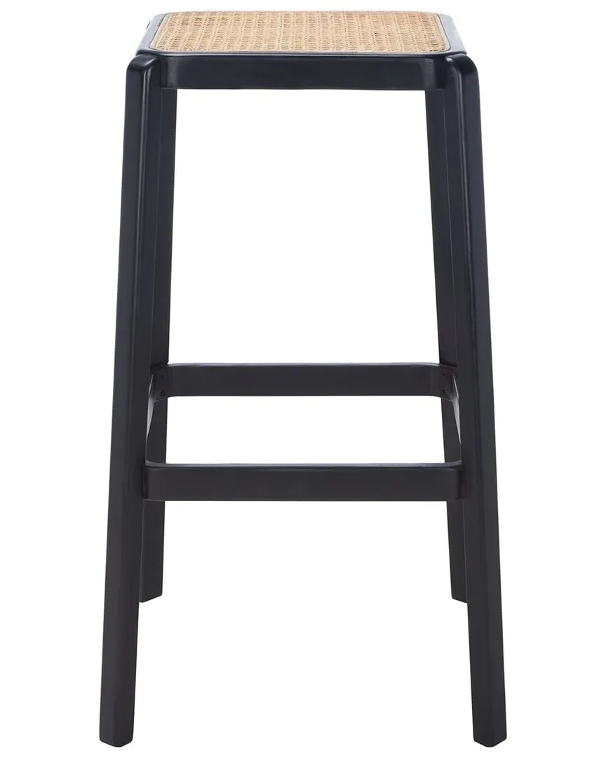 Silus Backless Bar Stool - Black, Beech image