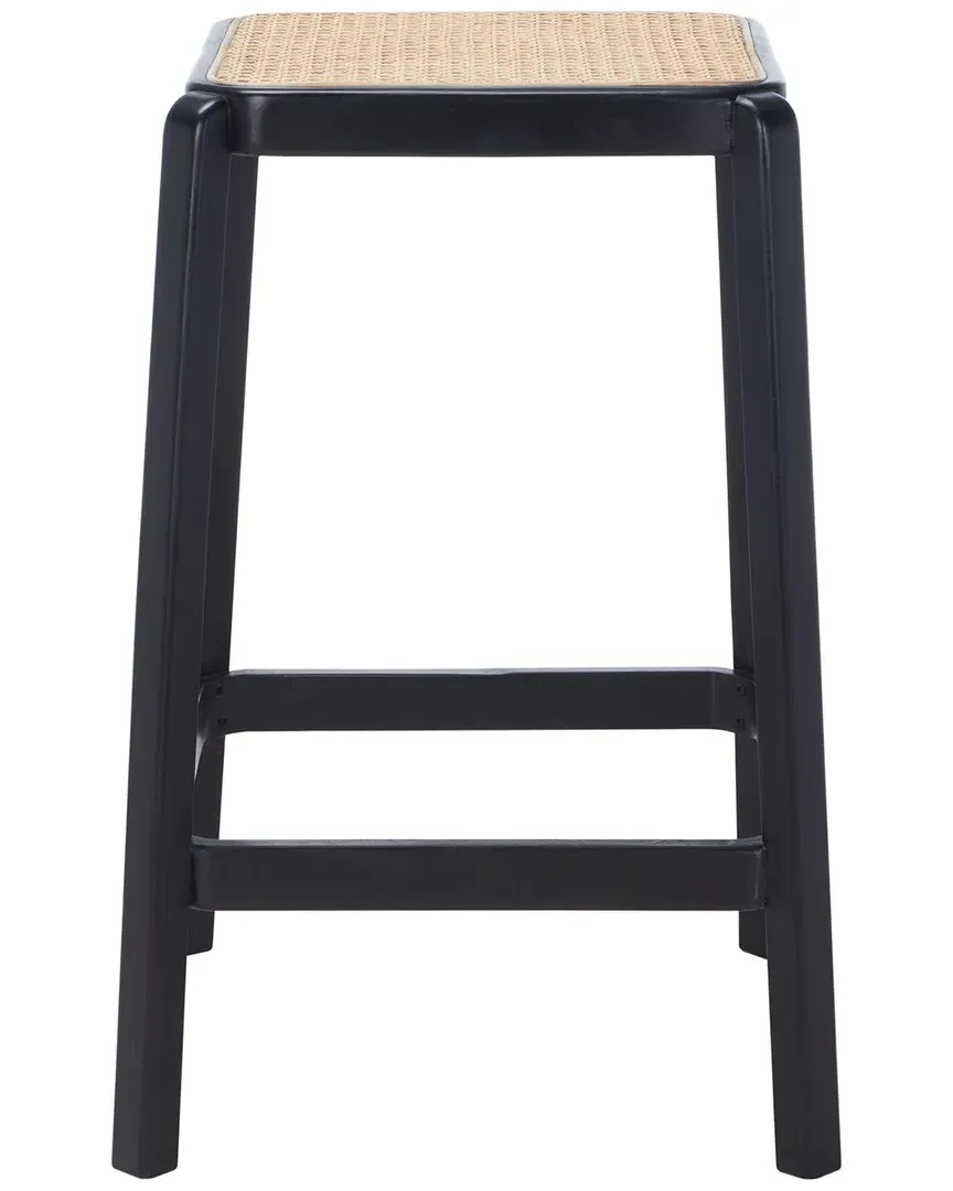 Silus Backless Counter Stool - Black, Beech image