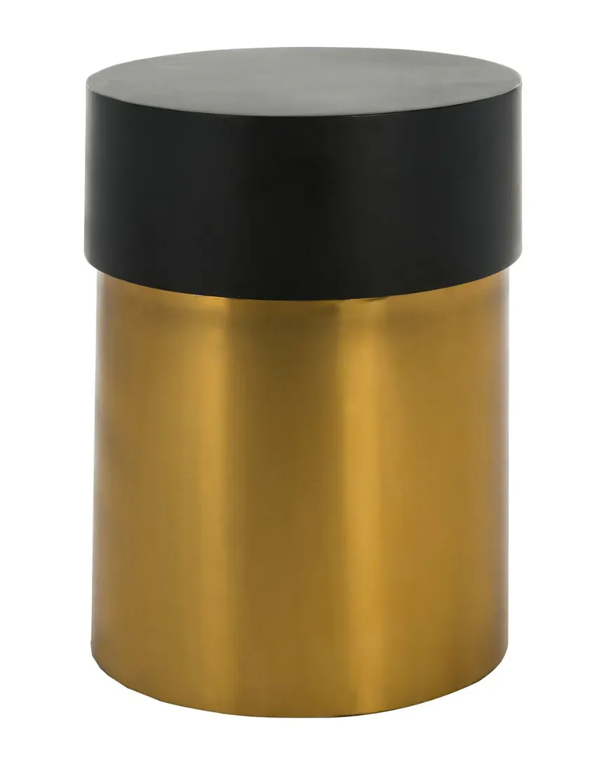 Solstice Round Side Table - Black, Iron image