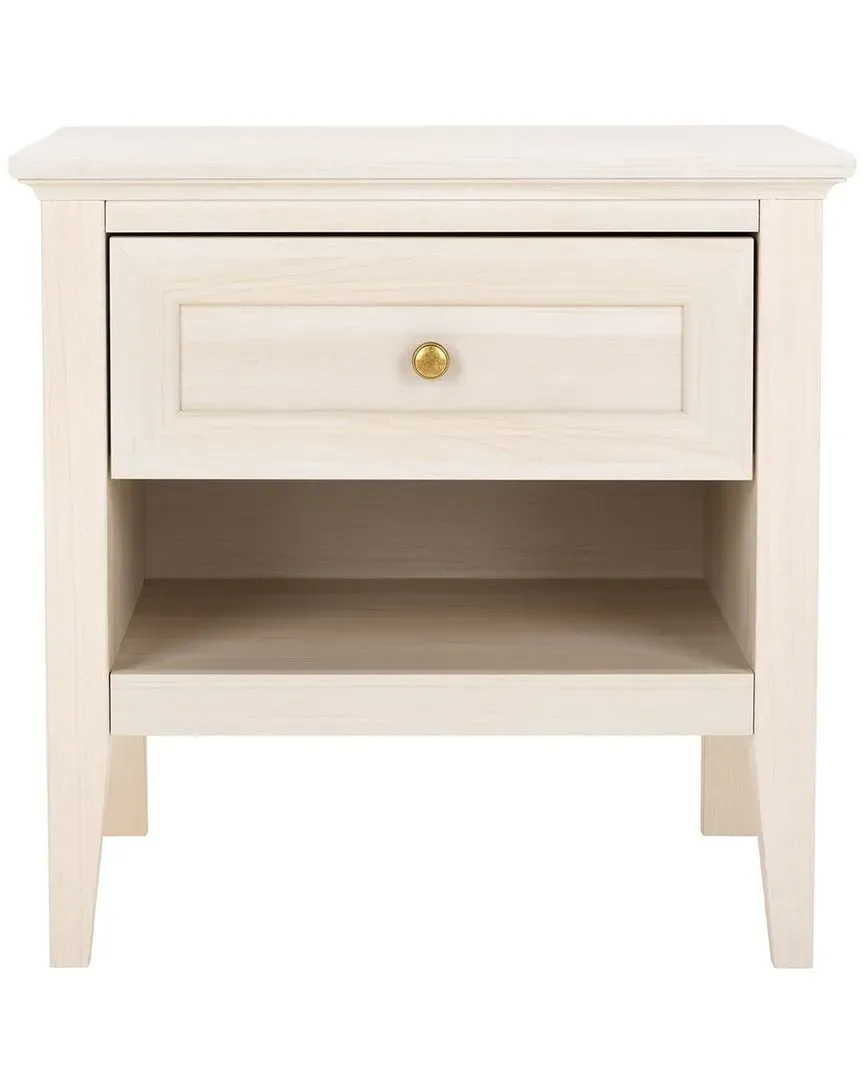 Sondra 2-Drawer Nightstand - Bleached White, Wood
