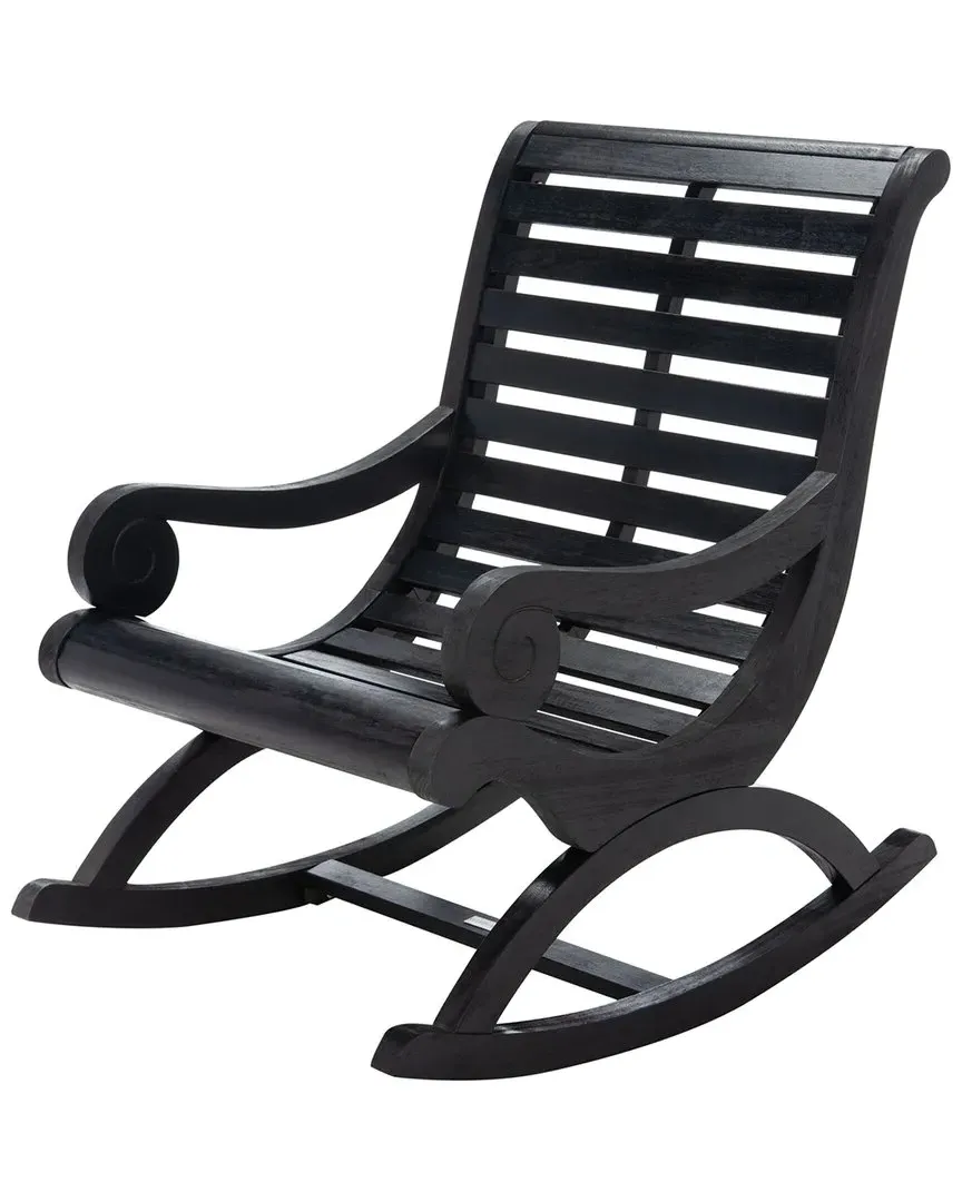 Sonora Indoor/Outdoor Rocking Chair - Black, Eucalyptus