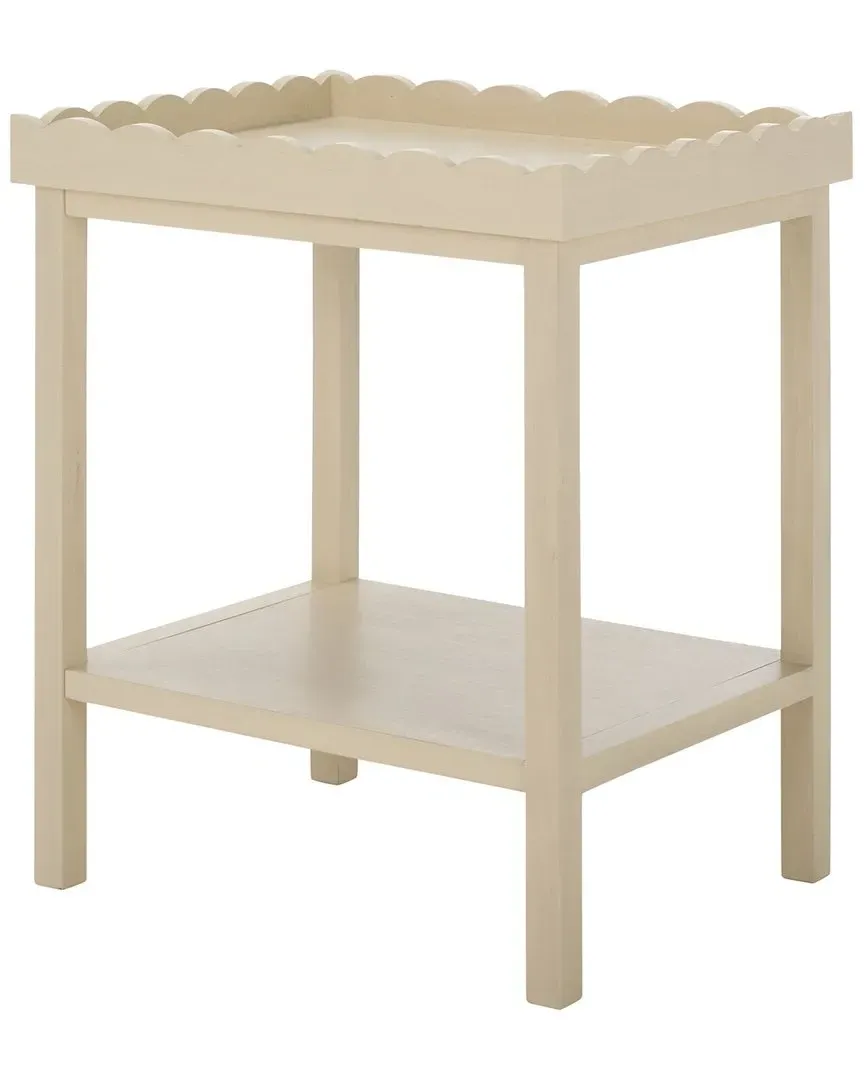Starlyn Accent Table - Sand, Pine Wood