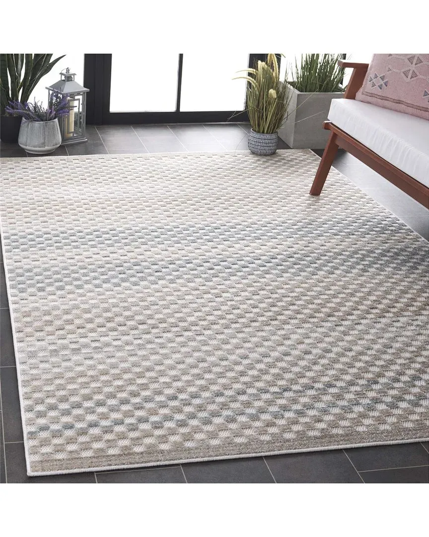 Stella Bluma Indoor/Outdoor Rug - Beige, Polypropylene