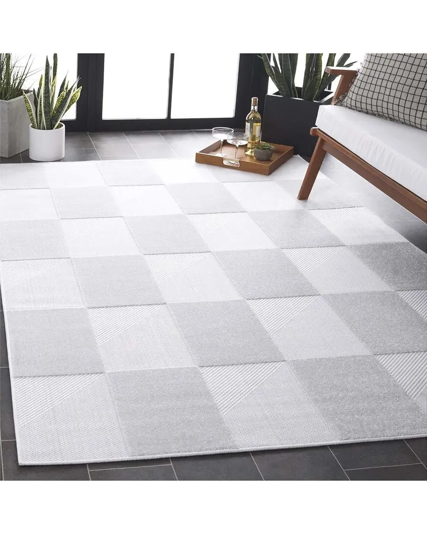 Stella Elune Indoor/Outdoor Rug - Ivory, Polypropylene