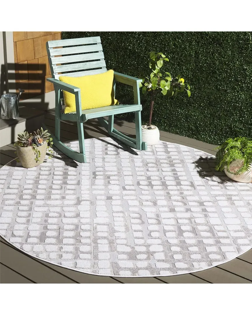 Stella Riva Indoor/Outdoor Rug - Ivory, Polypropylene