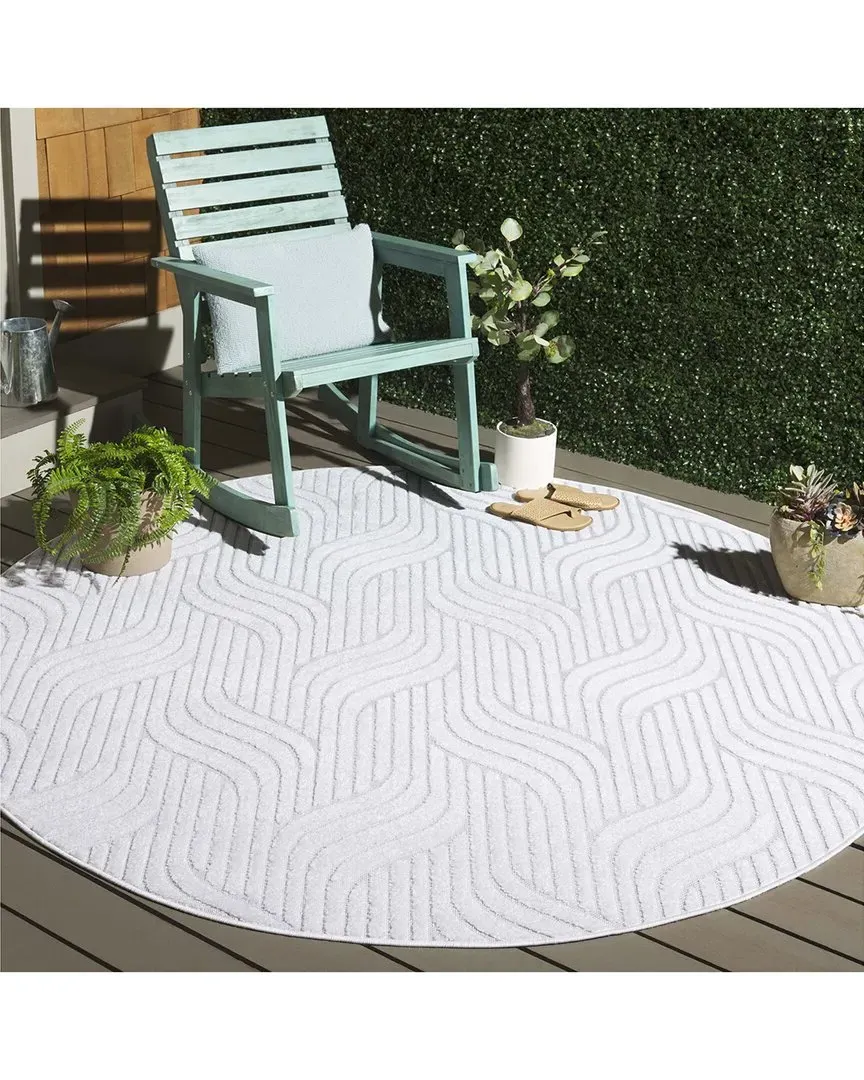 Stella Wavira Indoor/Outdoor Rug - Ivory, Polypropylene