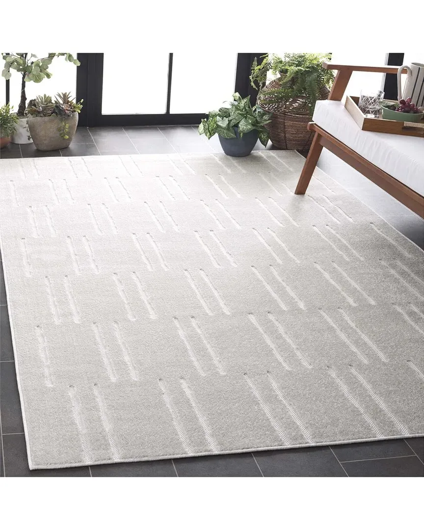 Stella Zalina Indoor/Outdoor Rug - Ivory, Polypropylene