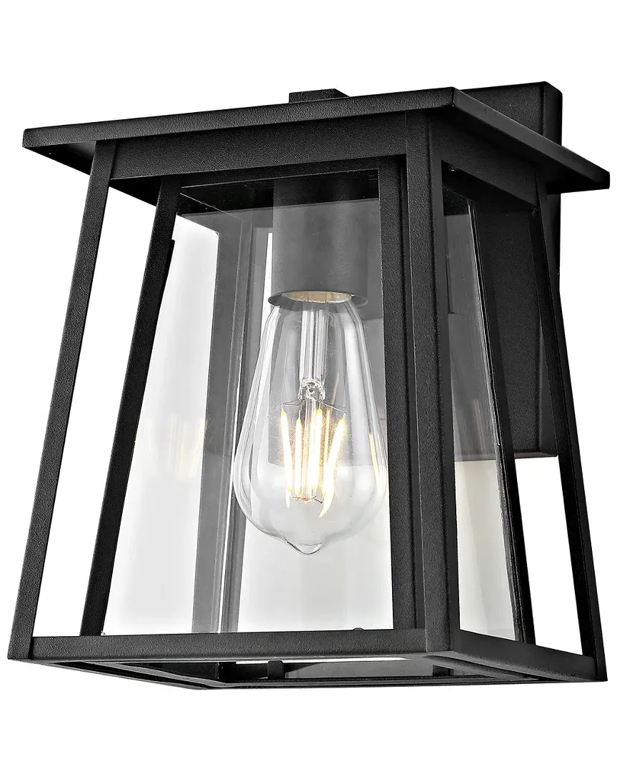 Stern Outdoor Wall Lantern - Black image