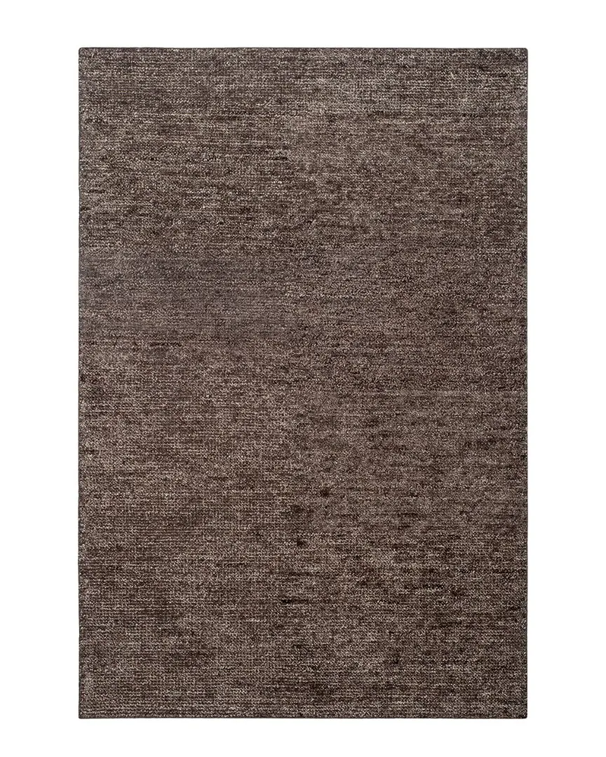 Stone Wash Hand-Knotted Rug - Charcoal, Viscose Cotton image