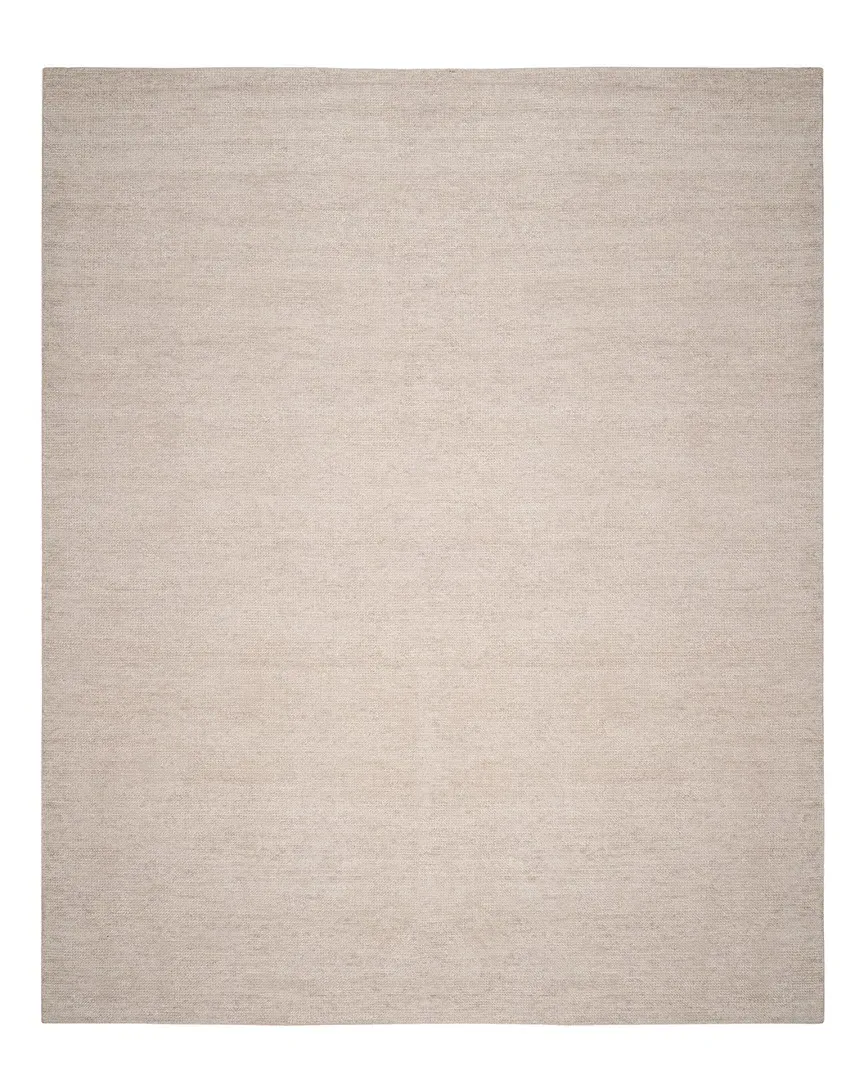 Stone Wash Hand-Knotted Rug - Light Grey, Viscose Cotton