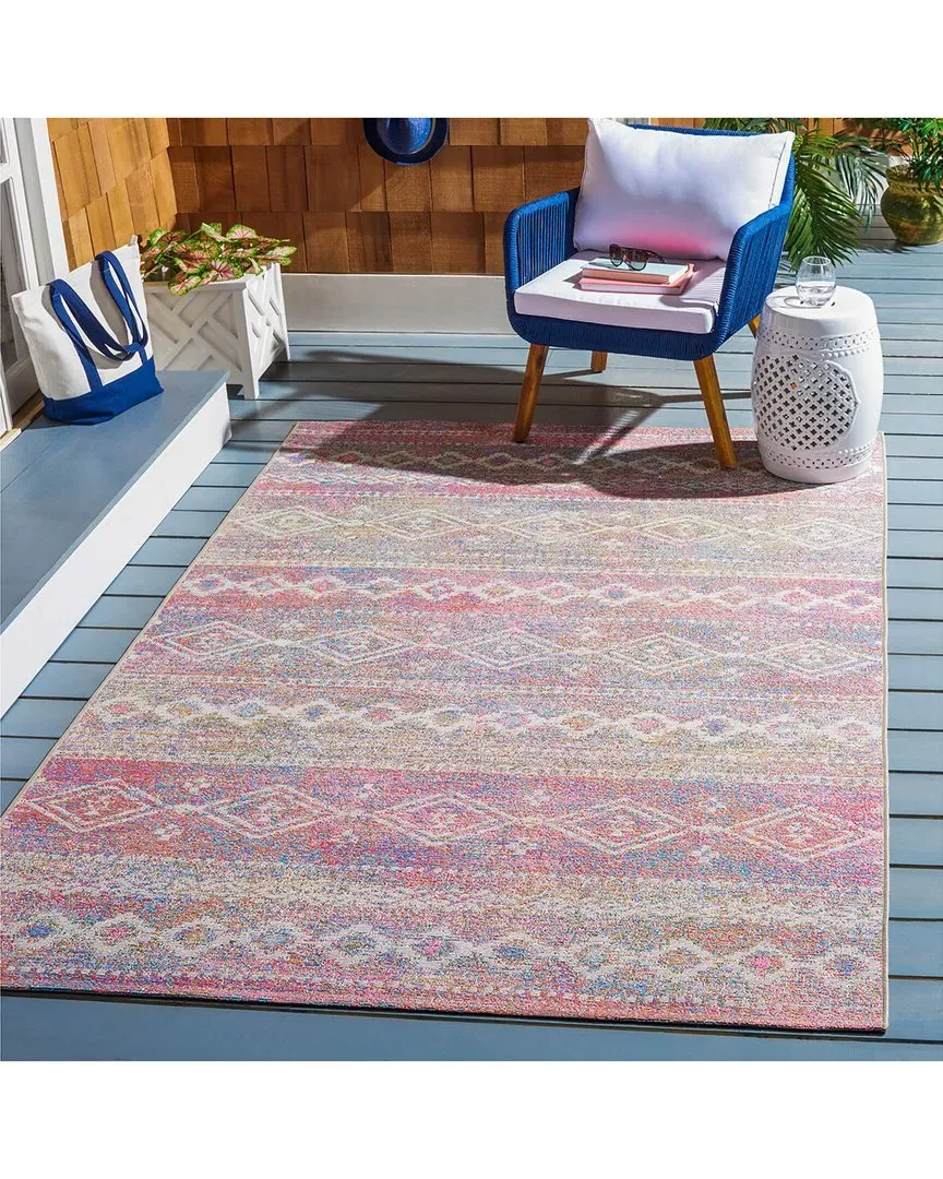 Summer Blushra Power-Loomed Indoor/Outdoor Rug - Ivory image