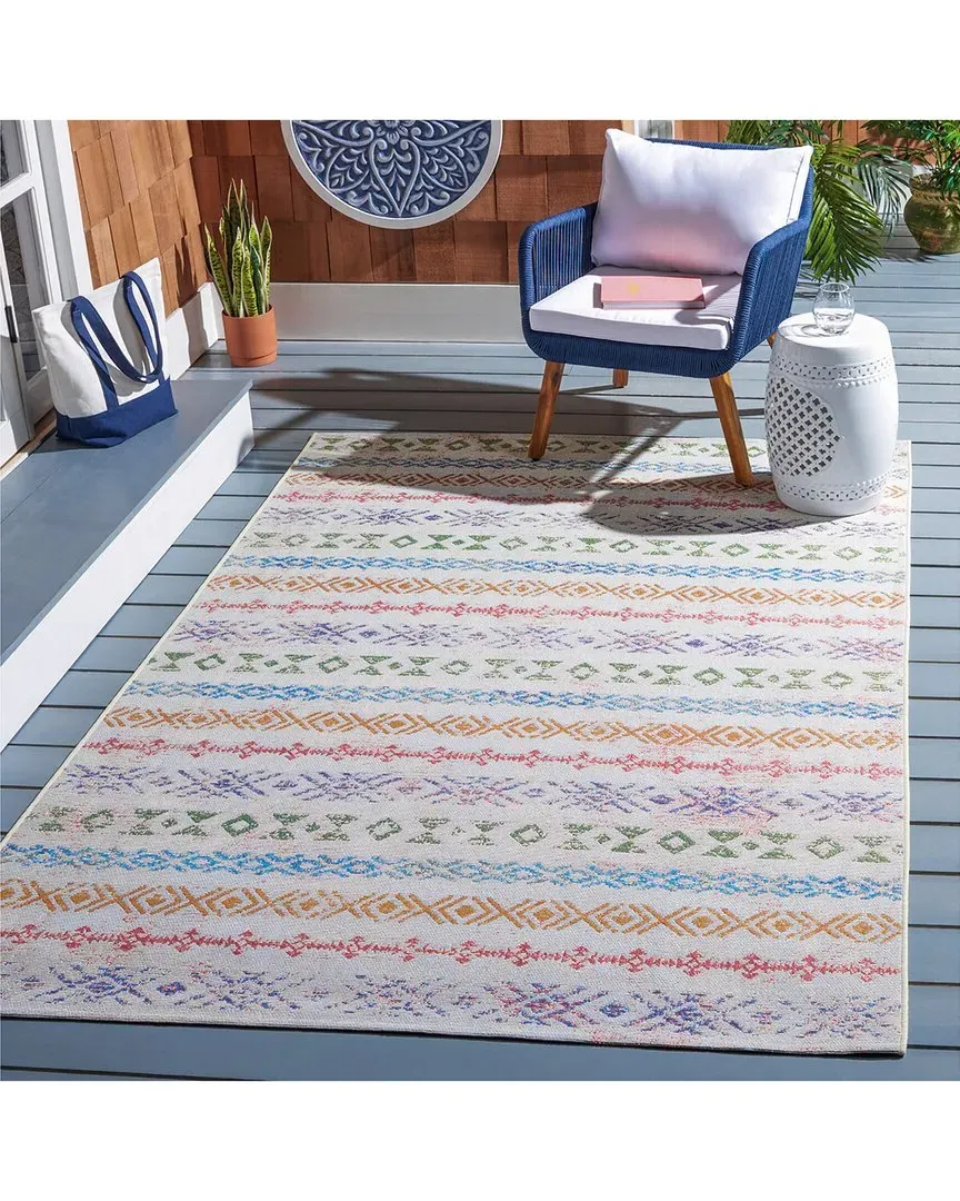 Summer Fiero Power-Loomed Indoor/Outdoor Rug - Ivory
