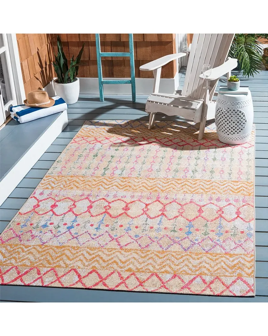 Summer Gildra Power-Loomed Indoor/Outdoor Rug - Gold