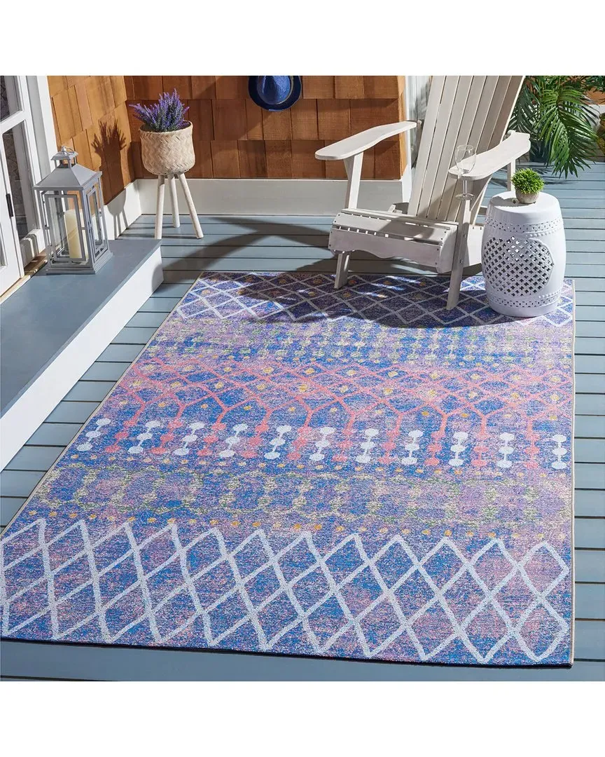 Summer Ravea Power-Loomed Indoor/Outdoor Rug - Blue