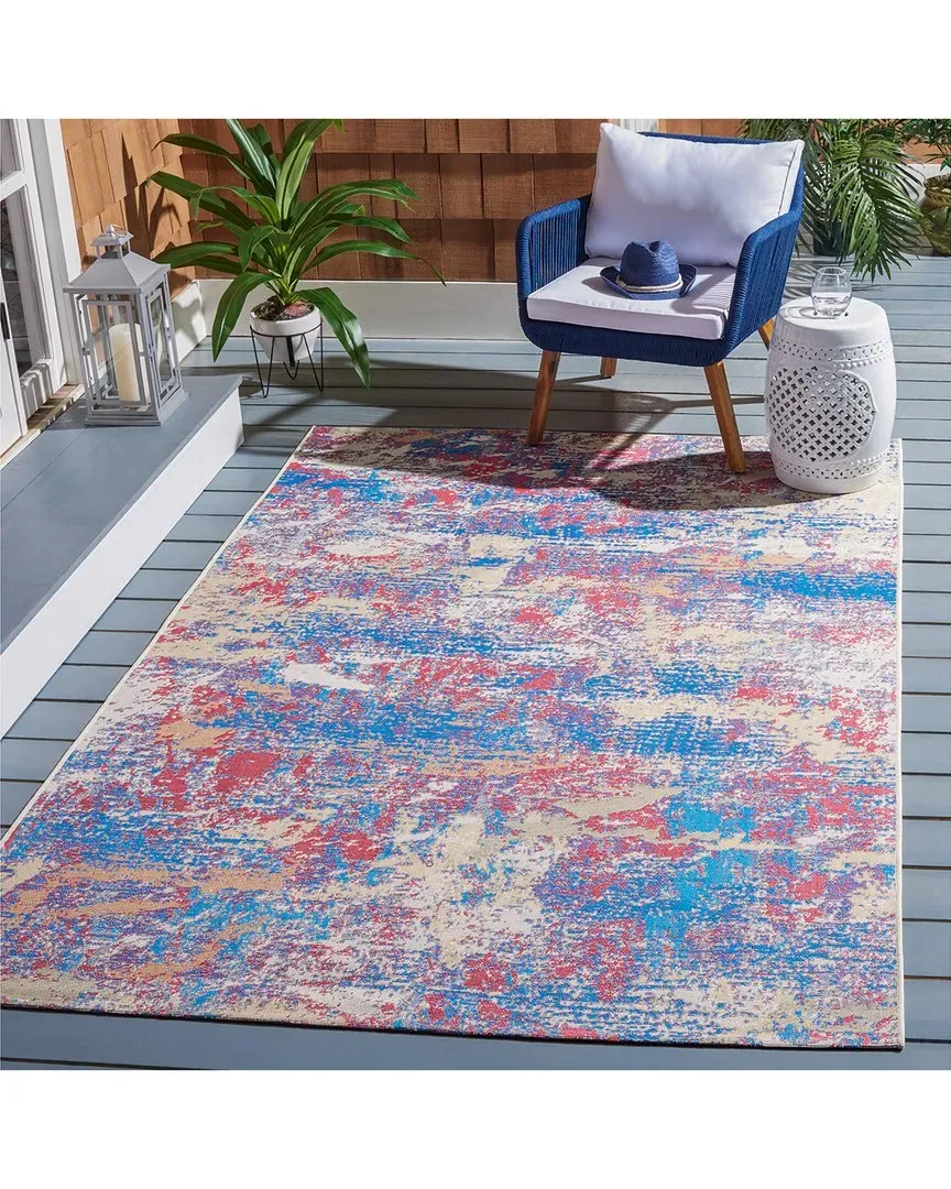 Summer Solari Power-Loomed Indoor/Outdoor Rug - Blue