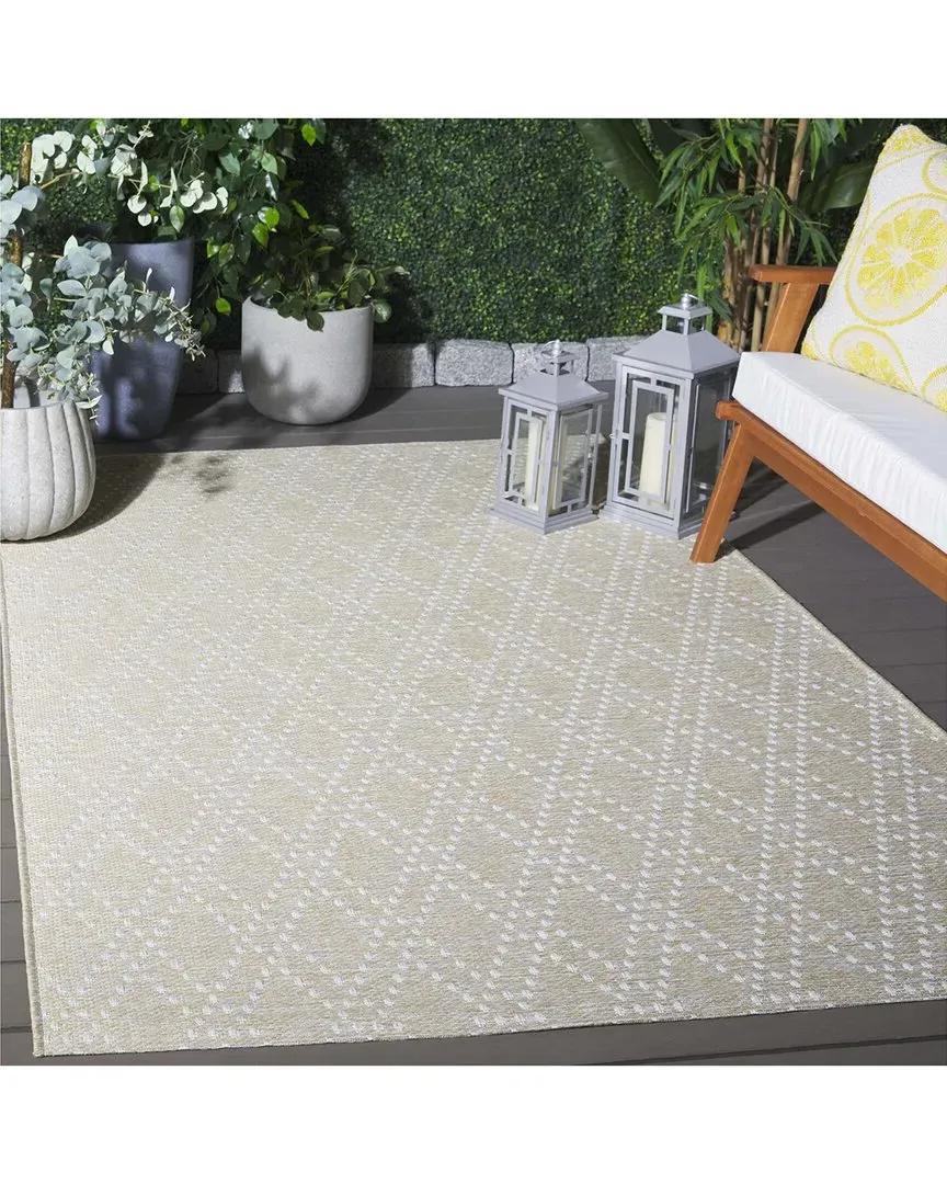 Sunset Diamor Power-Loomed Indoor/Outdoor Rug - Beige