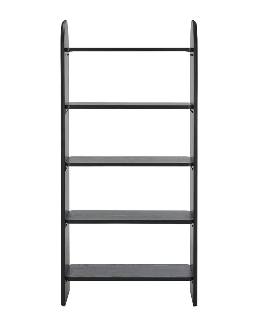 Syura Ribbed Etagere - Black, Ashwood