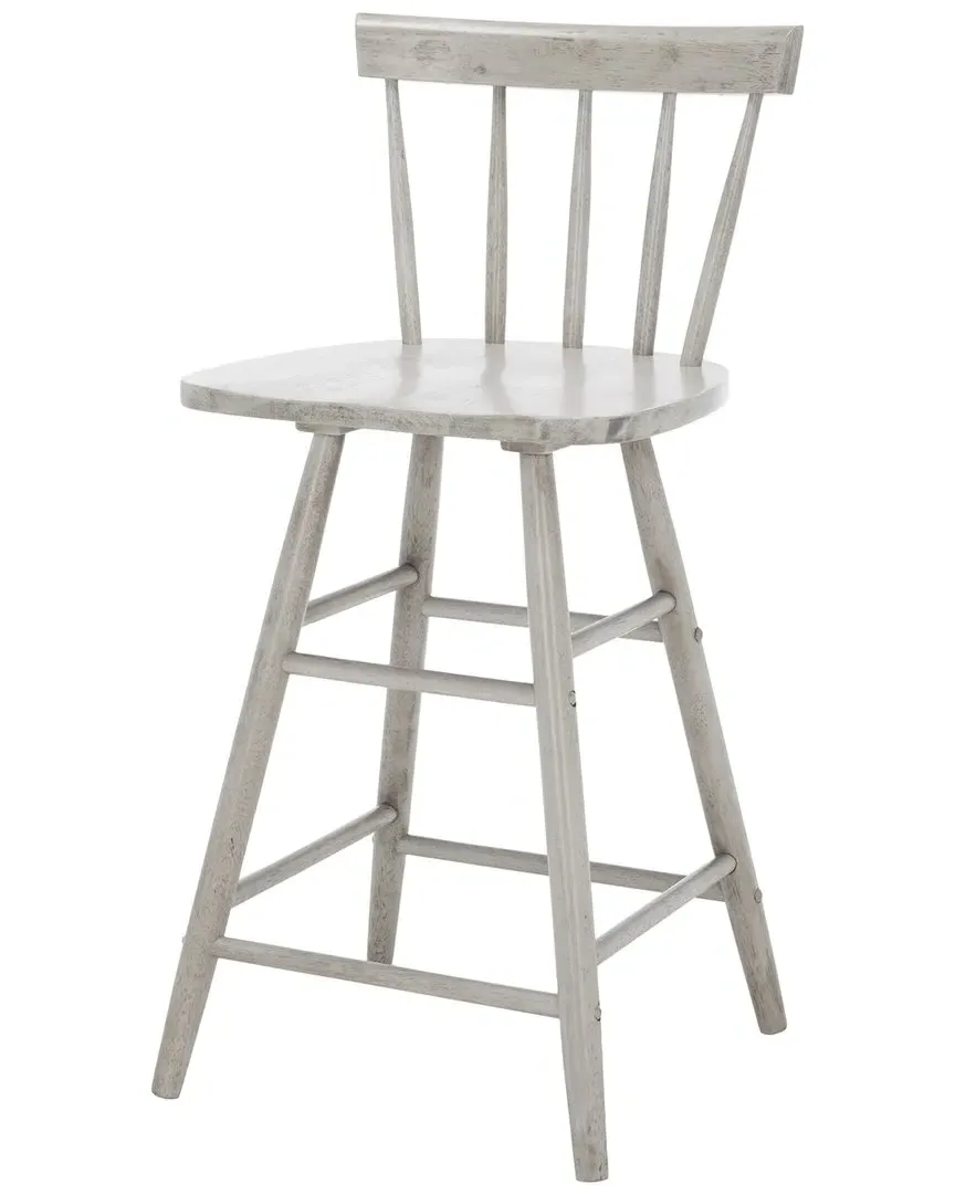 Tally Wood Counter Stool - Grey image