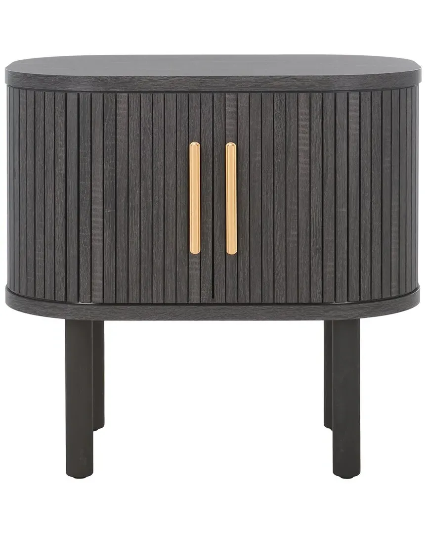 Tealla Nightstand - Distressed Black, Wood image