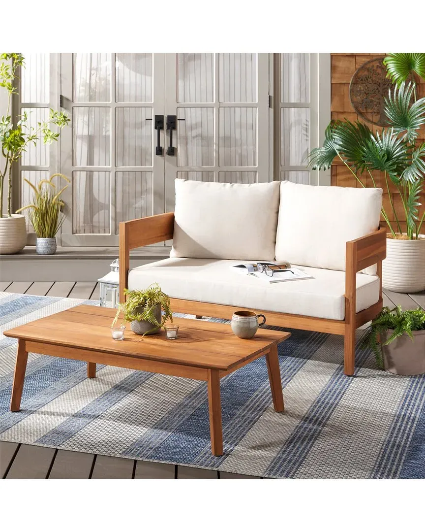 Theo Bench & Table Set - Natural, Acacia Wood image