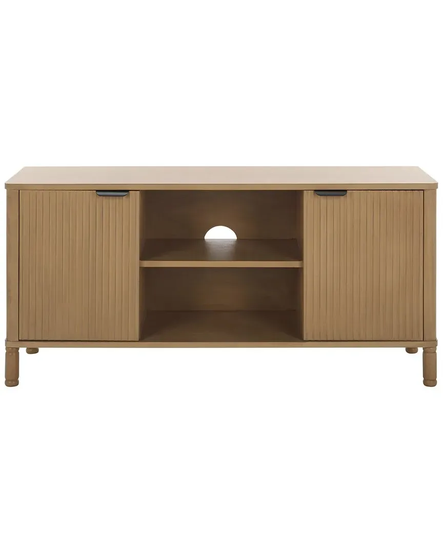 Thurston 2-Door Media Stand - Desert Brown, Wood image