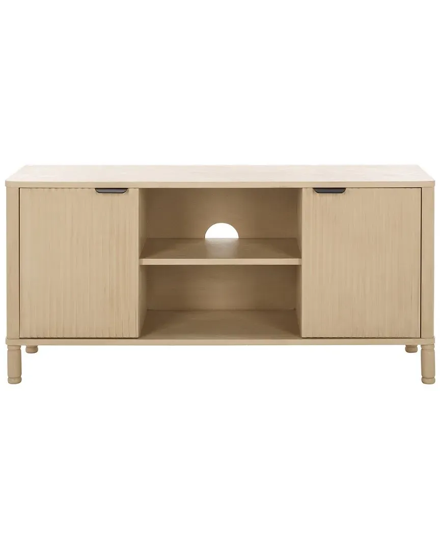 Thurston 2-Door Media Stand - Natural, Wood