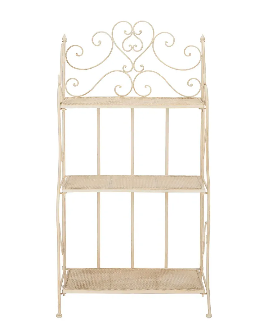 Torus 3-Tier Shelf - Pearl White, Metal