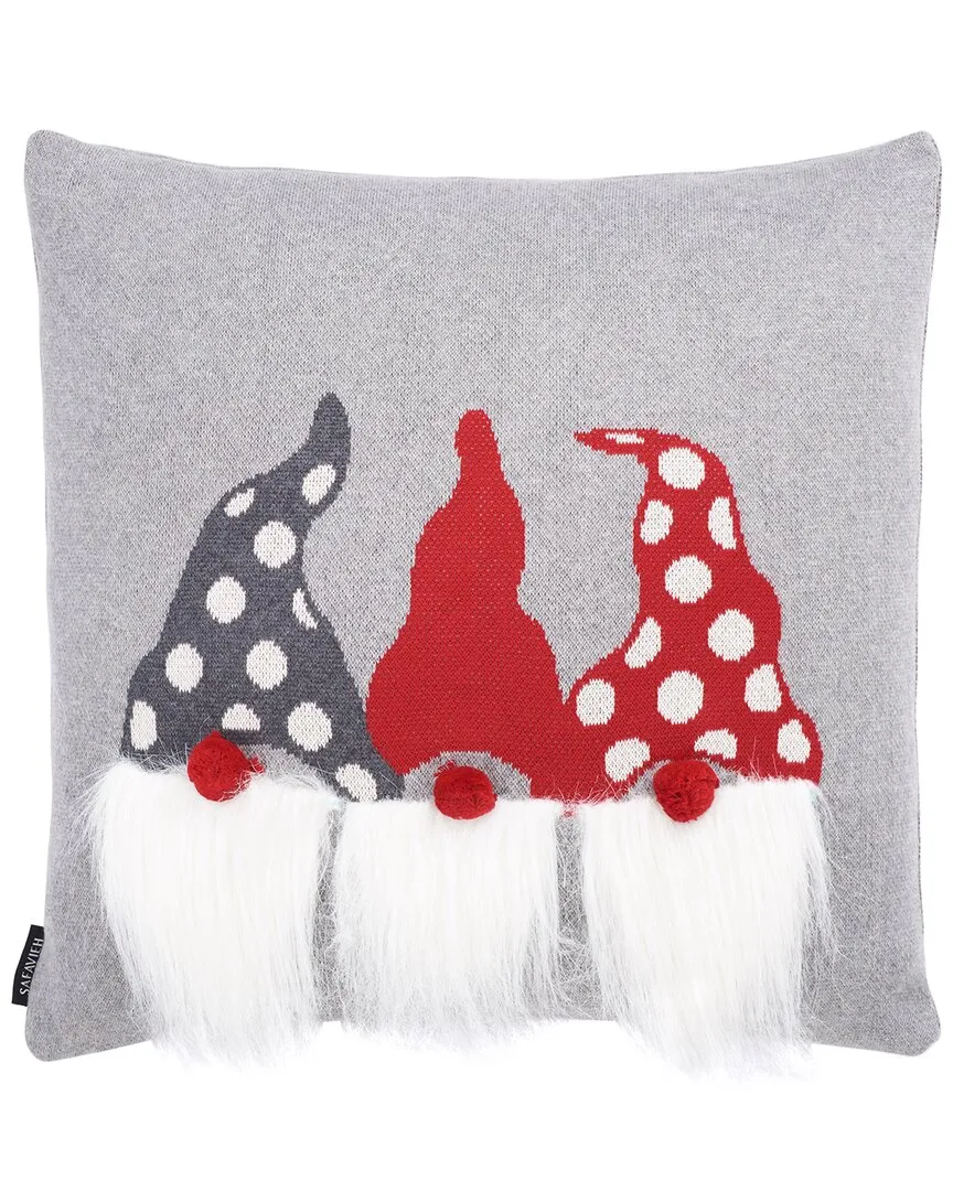 Trio Elves Pillow - Grey, Cotton image