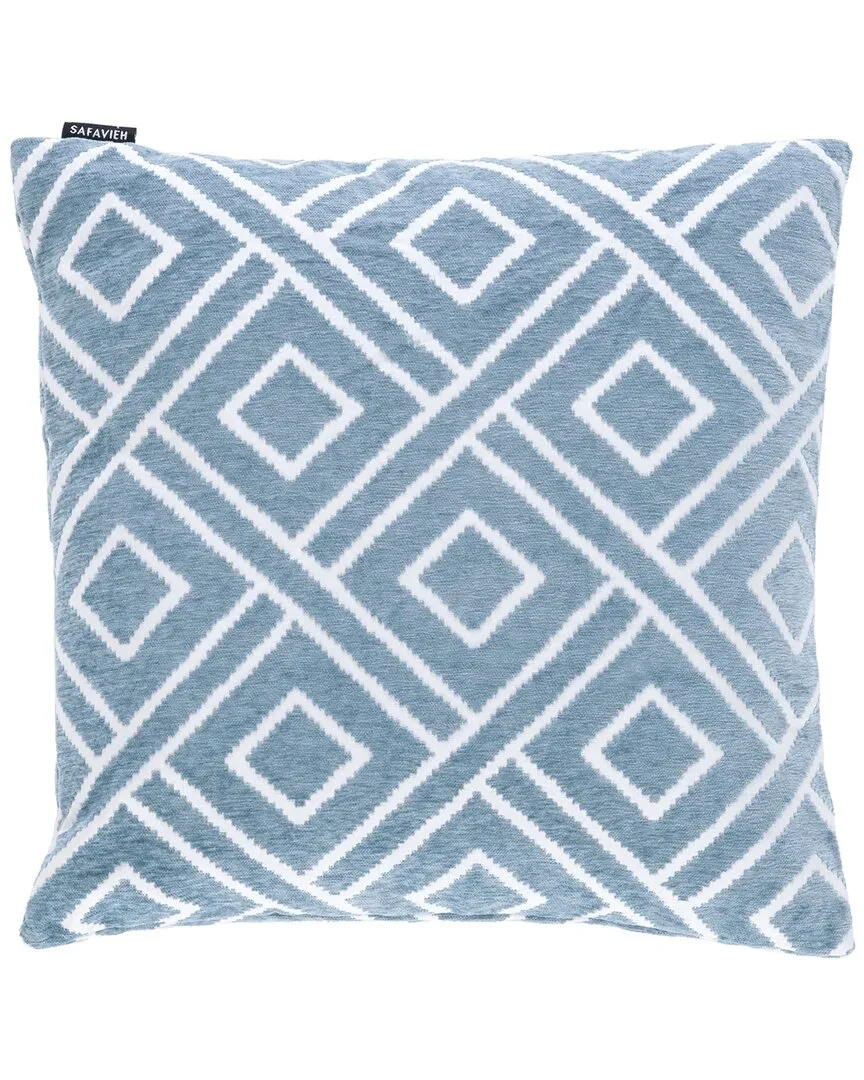 Triska Throw Pillow - Light Blue image