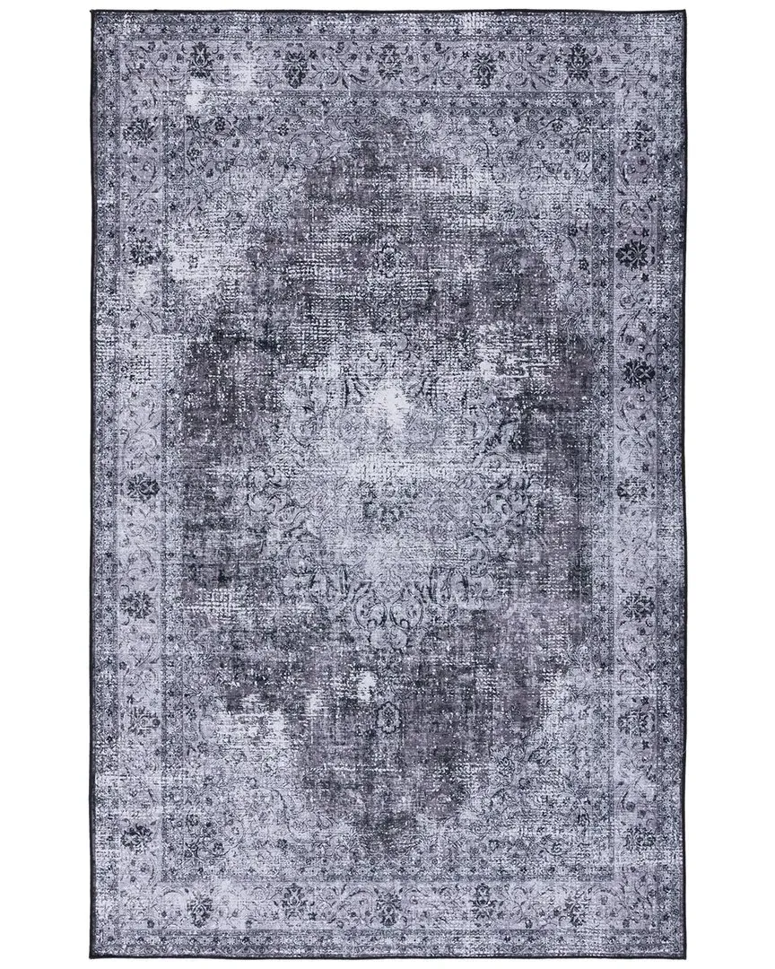Tucson Area Rug - Black, Polyester