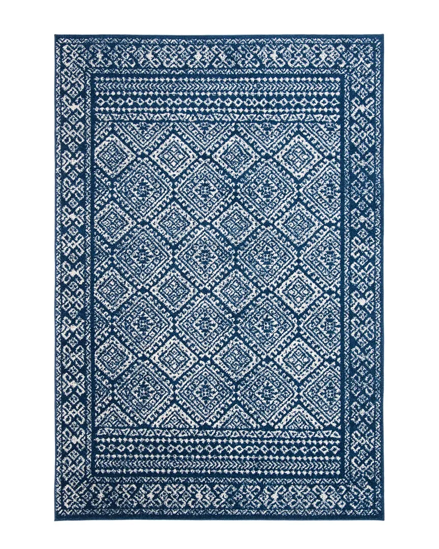Tulum Rug - Navy/Ivory, Polypropylene
