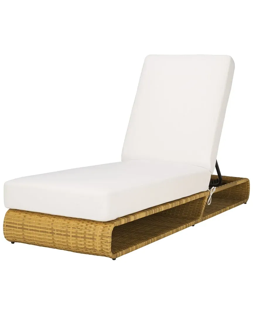 Vale Outdoor Lounger - Natural, PE Wicker