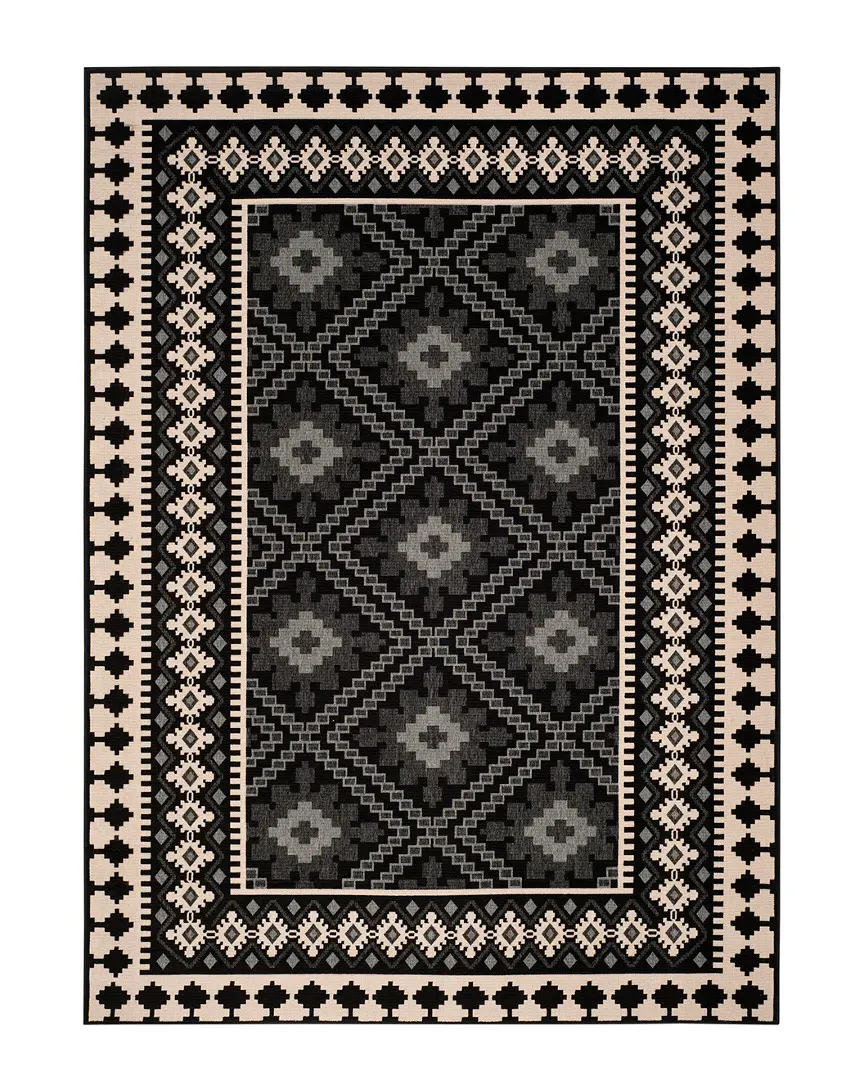 Veranda Indoor/Outdoor Rug - Black, Polypropylene