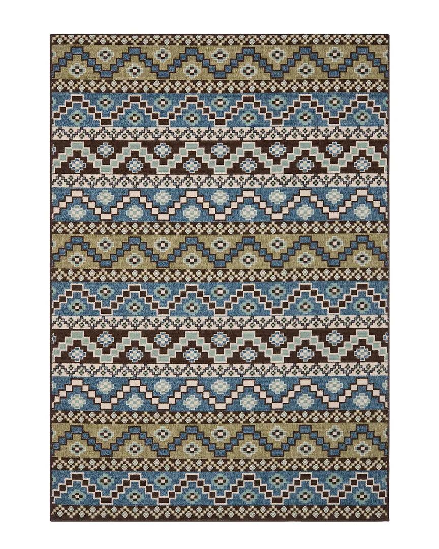 Veranda Indoor/Outdoor Rug - Blue, Polypropylene